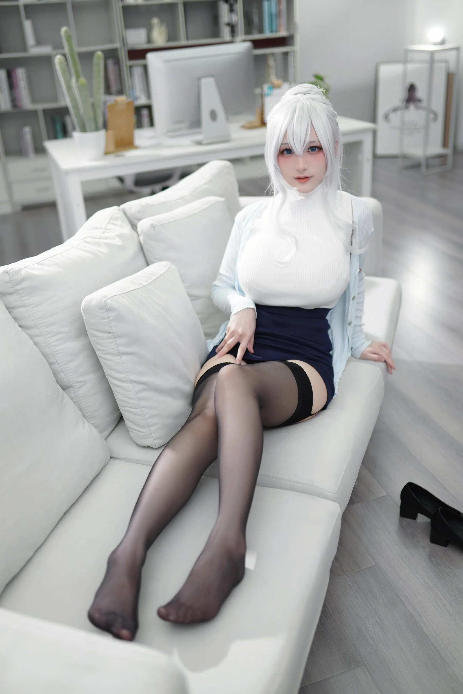 幼愛youmeko – NO.06 未亡人雪女cos [71P]插图7